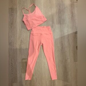 BEYOND YOGA spacedye bright pink SET